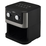 Freidora de Aire Haceb Negro 26.5x35cm de 6 Litros con Un Compartimiento de Cocción y con 10 Funciones Preconfiguradas