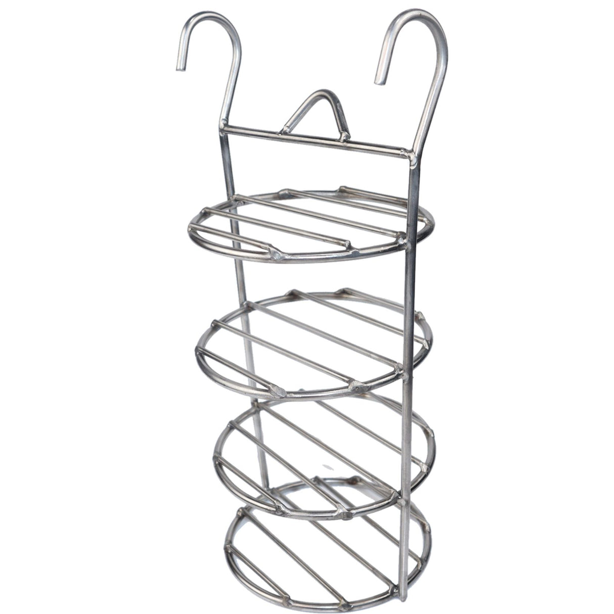 Torre Multiusos para Barril Plateado 13x32cm Para Asados
