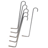 Kit x 6 Pinchos Plateado 5x24cm Para Asados