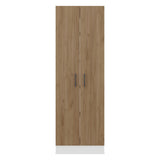 Alacena Tommy Blanco y Fresno 55.2x170.8cm con Dos Puertas