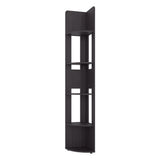 Estantería Home E-M7 Wengue 30x180.6cm Triangular con Cuatro Entrepaños y Cinco Compartimientos