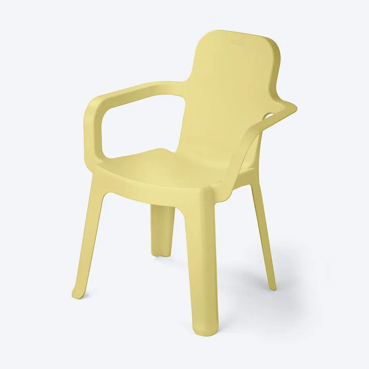 Combo Estudio Infantil Blanco y Amarillo Baby 88x50cm con Un Escritorio Una Silla y Una Basurera