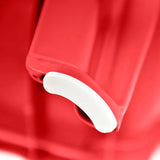 Combo Estudio Infantil Blanco y Rojo 88x50cm con Un Escritorio Una Silla y Un Armario