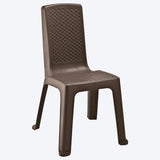 Set x 6 Sillas Eterna Wengue 49x86.5cm de Asiento Rectangular con Espaldar y sin Apoya Brazos