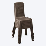 Set x 13 Sillas Eterna Wengue 49x86.5cm de Asiento Rectangular con Espaldar y sin Apoya Brazos