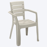 Set x 13 Sillas Barú Taupe 59x82.5cm de Asiento Rectangular con Espaldar y con Apoya Brazos