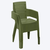 Set x 13 Sillas Barú Trendy Verde Selva 59x82.5cm de Asiento Rectangular con Espaldar y con Apoya Brazos