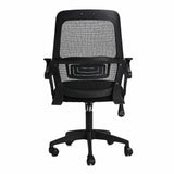Silla Gerencial Negro 59x92cm con Apoya Brazos con Soporte Lumbar