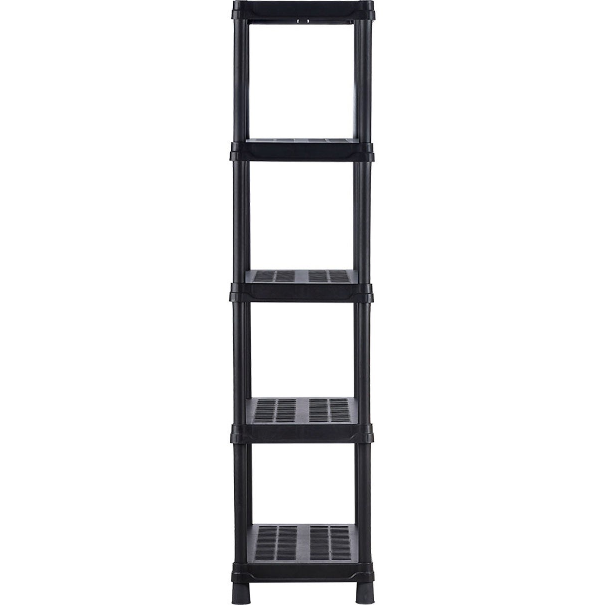 Estantería Rimax Negro 90.5x189cm Rectangular con Cinco Compartimientos y con Cinco Entrepaños