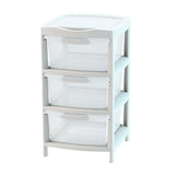 Gavetero Rimax Fique Blanco 48x80cm de Tres Hileras con Tres Cajones y Tapa Organizadora