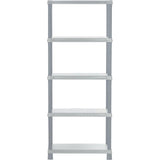 Estante Rimax Solido Gris 71.4x174.5cm de Cinco Niveles