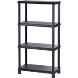 Estante Rimax Solido Negro 71.4x134cm de Cuatro Niveles