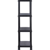 Estante Rimax Solido Negro 71.4x134cm de Cuatro Niveles