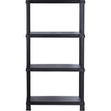 Estante Rimax Solido Negro 71.4x134cm de Cuatro Niveles