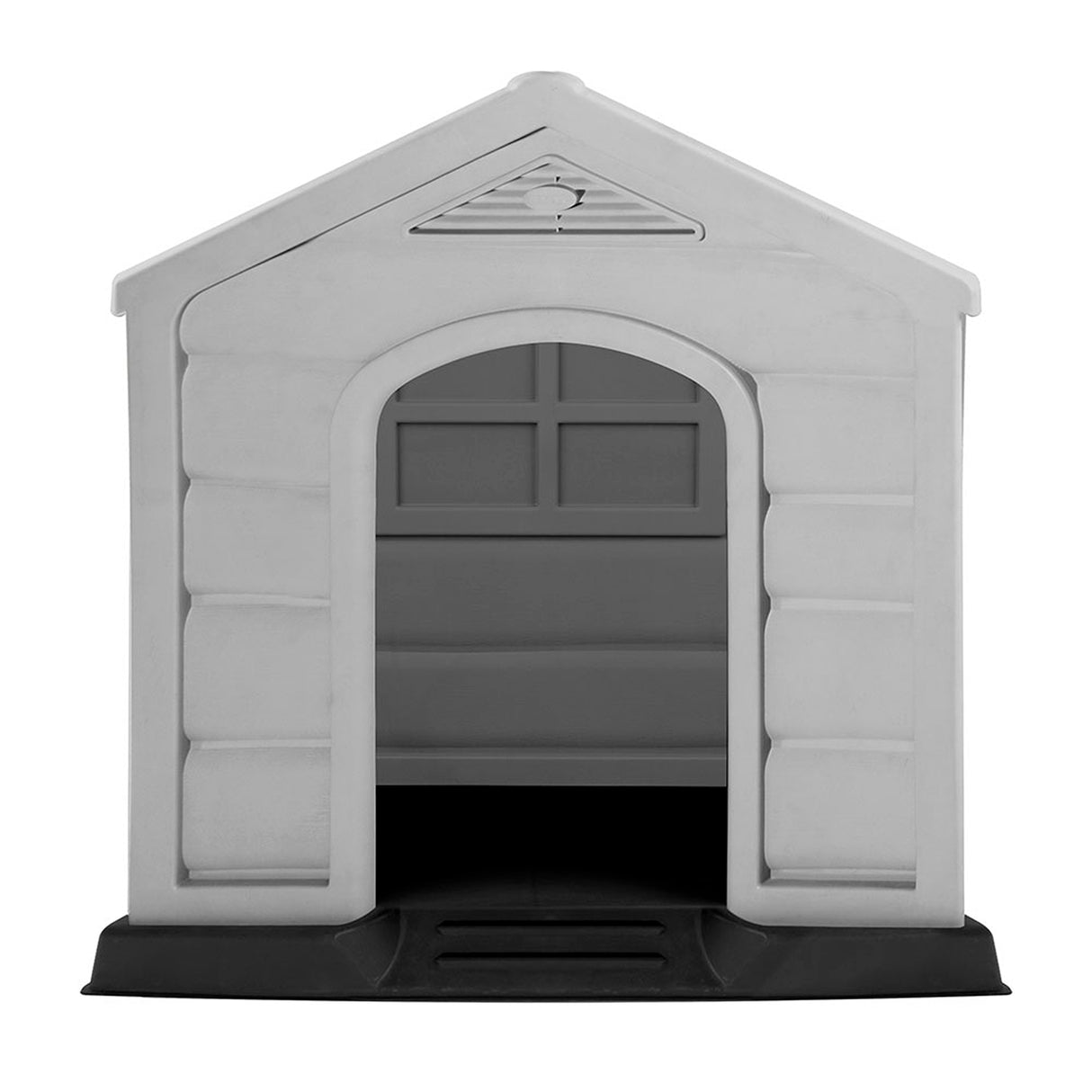 Casa para Perro Rimax Gris y Terracota 90x89cm para Perros Medianos y Grandes