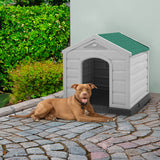 Casa para Perro Rimax Gris y Verde 90x89cm para Perros Medianos y Grandes