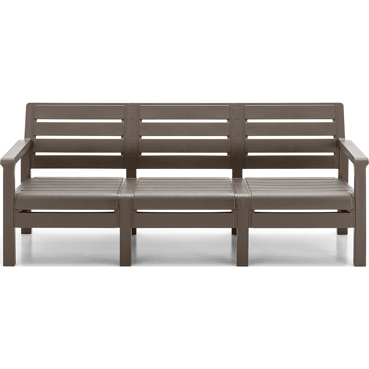 Sofá Rimax Barú Moca 192.4x74.6cm de Tres Puestos con Apoya Brazos