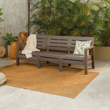 Sofá Rimax Barú Moca 192.4x74.6cm de Tres Puestos con Apoya Brazos
