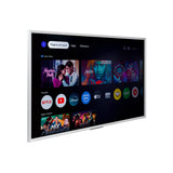 Televisor Challenger Google TV Blanco Mate 125.8x73cm Smart de 55" Pulgadas QLED 4K