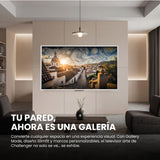 Televisor Challenger Google TV Blanco Mate 125.8x73cm Smart de 55" Pulgadas QLED 4K