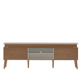Rack de TV Lumina Marron y Beige 180x62.5cm para TV Hasta 75" Pulgadas y con Ranura para Cables
