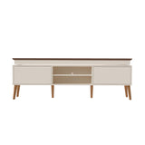 Rack de TV Lumina Pino y Beige 180x62.5cm para TV Hasta 75" Pulgadas y con Ranura para Cables