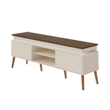 Rack de TV Lumina Pino y Beige 180x62.5cm para TV Hasta 75" Pulgadas y con Ranura para Cables