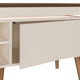 Rack de TV Lumina Pino y Beige 180x62.5cm para TV Hasta 75" Pulgadas y con Ranura para Cables