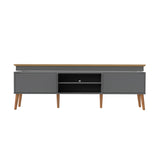 Rack de TV Lumina Gris 180x62.5cm para TV Hasta 75" Pulgadas y con Ranura para Cables