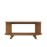 Mesa de Centro Vivaldi Café y Beige 100x45.5cm Rectangular