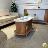 Mesa de Centro Vivaldi Café y Beige 100x45.5cm Rectangular