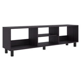 Rack de TV Tunez Plus Wengue 160x47.5cm para TV Hasta 70" Pulgadas con Cuatro Compartimientos