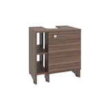 Mueble para Lavamanos Basico Avellana 47x50.5cm Individual sin Lavamanos con Una Puerta