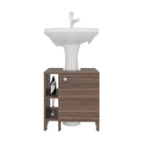 Mueble para Lavamanos Basico Avellana 47x50.5cm Individual sin Lavamanos con Una Puerta