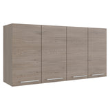 Mueble Superior de Cocina Superior Cannolo 120x60cm con Un Entrepaño y con Cuatro Puertas