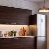 Mueble Superior de Cocina Superior Nogal 120x60cm con Un Entrepaño y con Cuatro Puertas