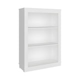 Estantería Classic Blanco 74.9x108.2cm Rectangular con Tres Compartimientos y con Dos Entrepaños