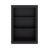 Estantería Classic Wengue 74.9x108.2cm Rectangular con Tres Compartimientos y con Dos Entrepaños