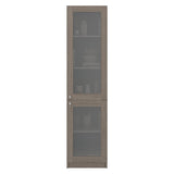 Estantería E-M6 Positano y Wengue 45.2x180.6cm Rectangular con Cinco Compartimientos y con Cuatro Entrepaños