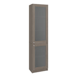 Estantería E-M6 Positano y Wengue 45.2x180.6cm Rectangular con Cinco Compartimientos y con Cuatro Entrepaños