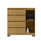 Cómoda Borneo Almendra 100x99.3cm de Cuatro Hileras con Cuatro Cajones