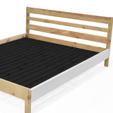 Cama Cincinnati Matiz Natural 146x77.5cm para Colchón Doble 140 X 190 Cm con Cabecero