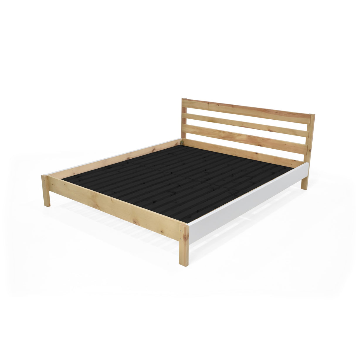Cama Cincinnati Matiz Natural 166x77.5cm para Colchón Queen 160 X 190 Cm con Cabecero
