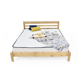 Cama Cincinnati Matiz Natural 166x77.5cm para Colchón Queen 160 X 190 Cm con Cabecero