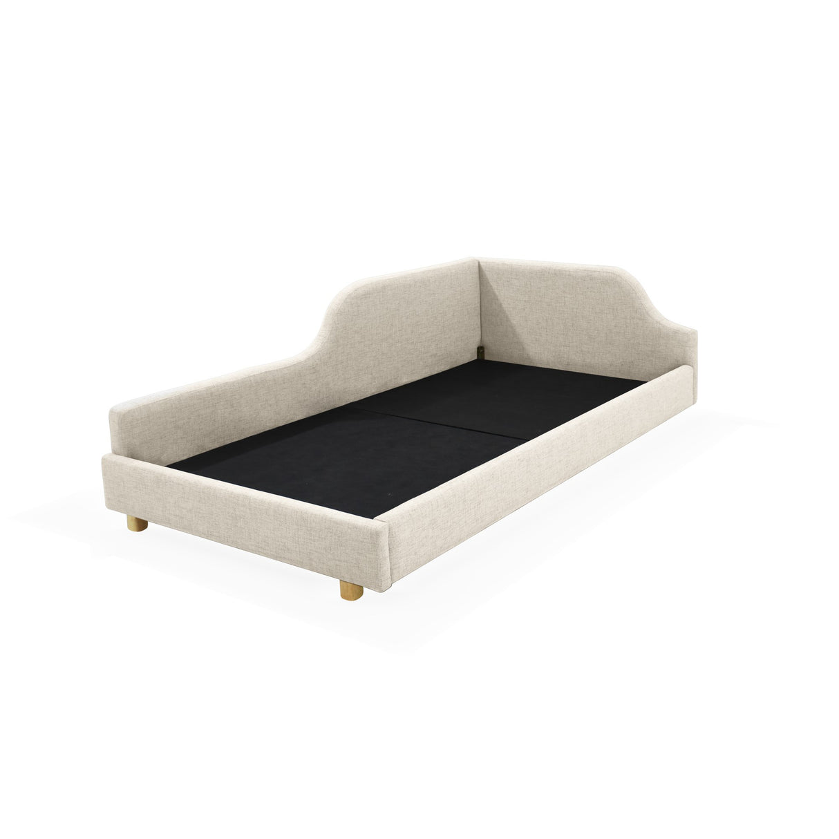 Cama Infantil Twist Trigo y Matiz Wengue 112x61cm para Colchón Sencillo 100 X 190 Cm con Cabecero