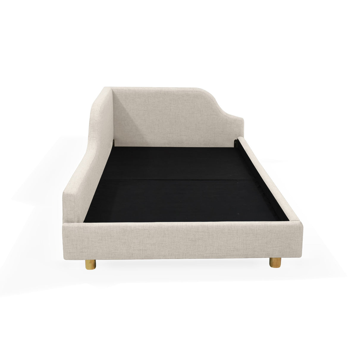 Cama Infantil Twist Trigo y Matiz Wengue 112x61cm para Colchón Sencillo 100 X 190 Cm con Cabecero