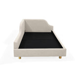 Cama Infantil Twist Trigo y Matiz Wengue 112x61cm para Colchón Sencillo 100 X 190 Cm con Cabecero