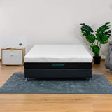Combo Colchón Enrollado Gravity P24 Blanco Queen 160 X 190 Cm Ortopedico Firmeza Medio con Dos Almohada Stellar Soft y Un Protector de Colchón