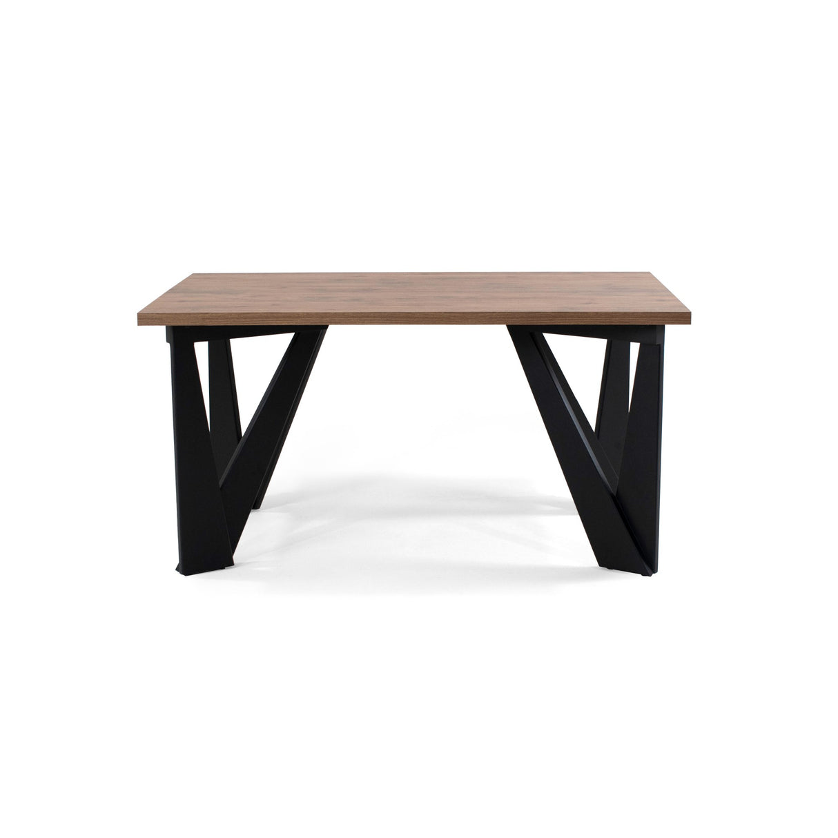 Mesa de Comedor Brixton Mácula y Matiz Negro 144x74cm