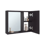 Gabinete de Baño Alessi Wengue 50.5x40.3cm con Una Puerta y con Espejo